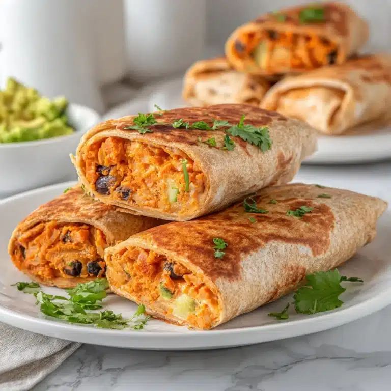 Sweet Potato and Black Bean Burritos Recipe