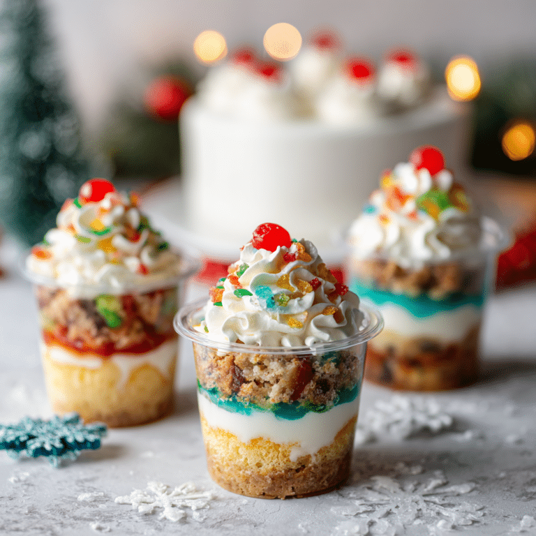 Layered DIY Cake Cups Recipe