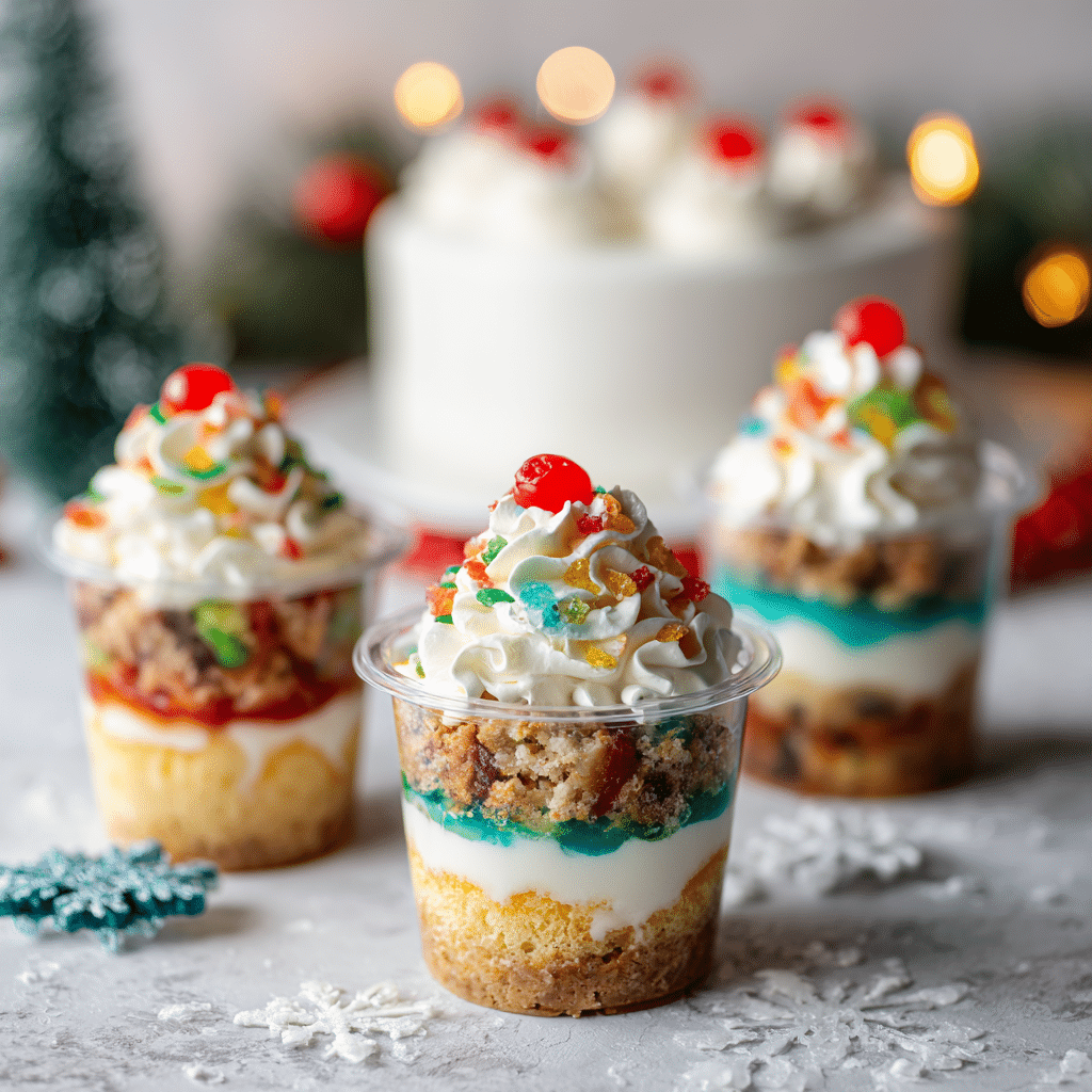 Layered DIY Cake Cups Recipe