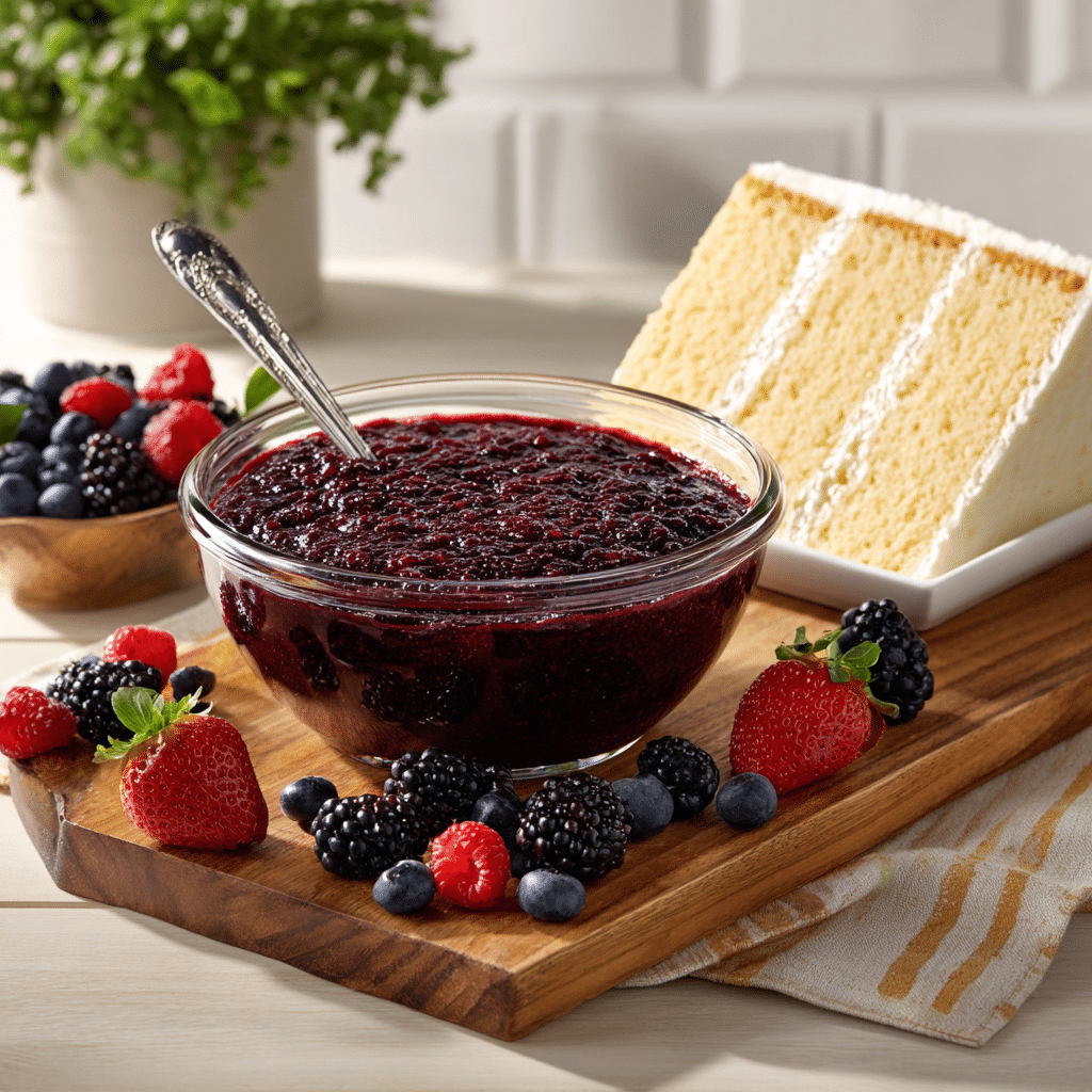 Triple Berry Cake Filling Recipe - Recipe Image