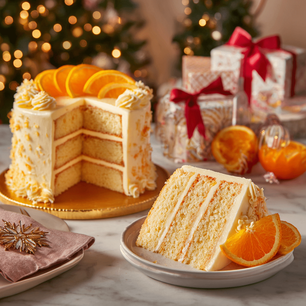 Orange Almond Cake for Christmas Recipe