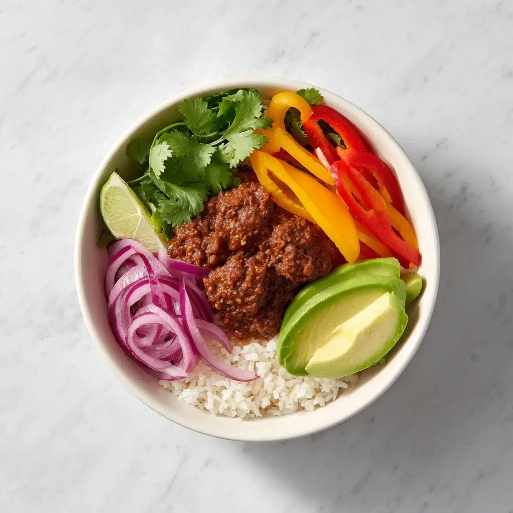 Fajita Veggie Bowl with Rice Recipe - Recipe Image