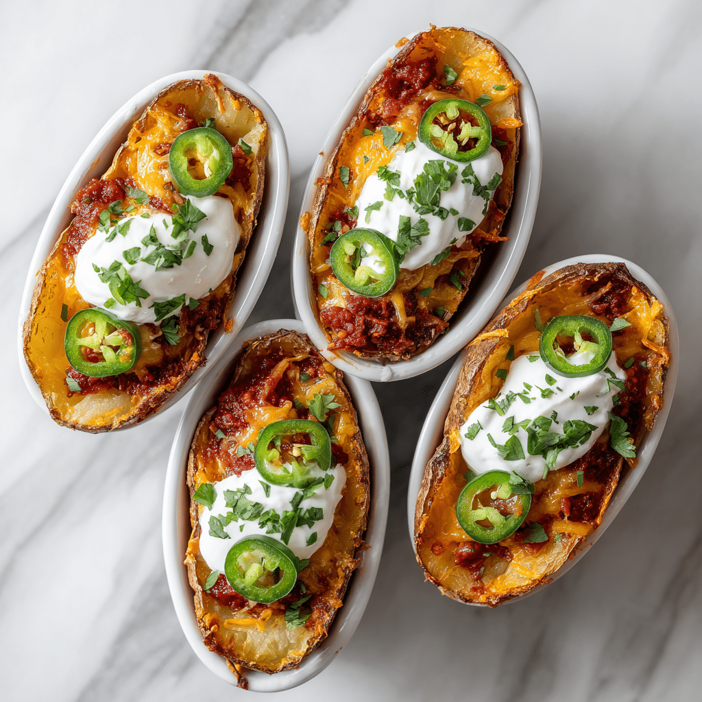Taco-Stuffed Baked Potatoes Recipe - Recipe Image