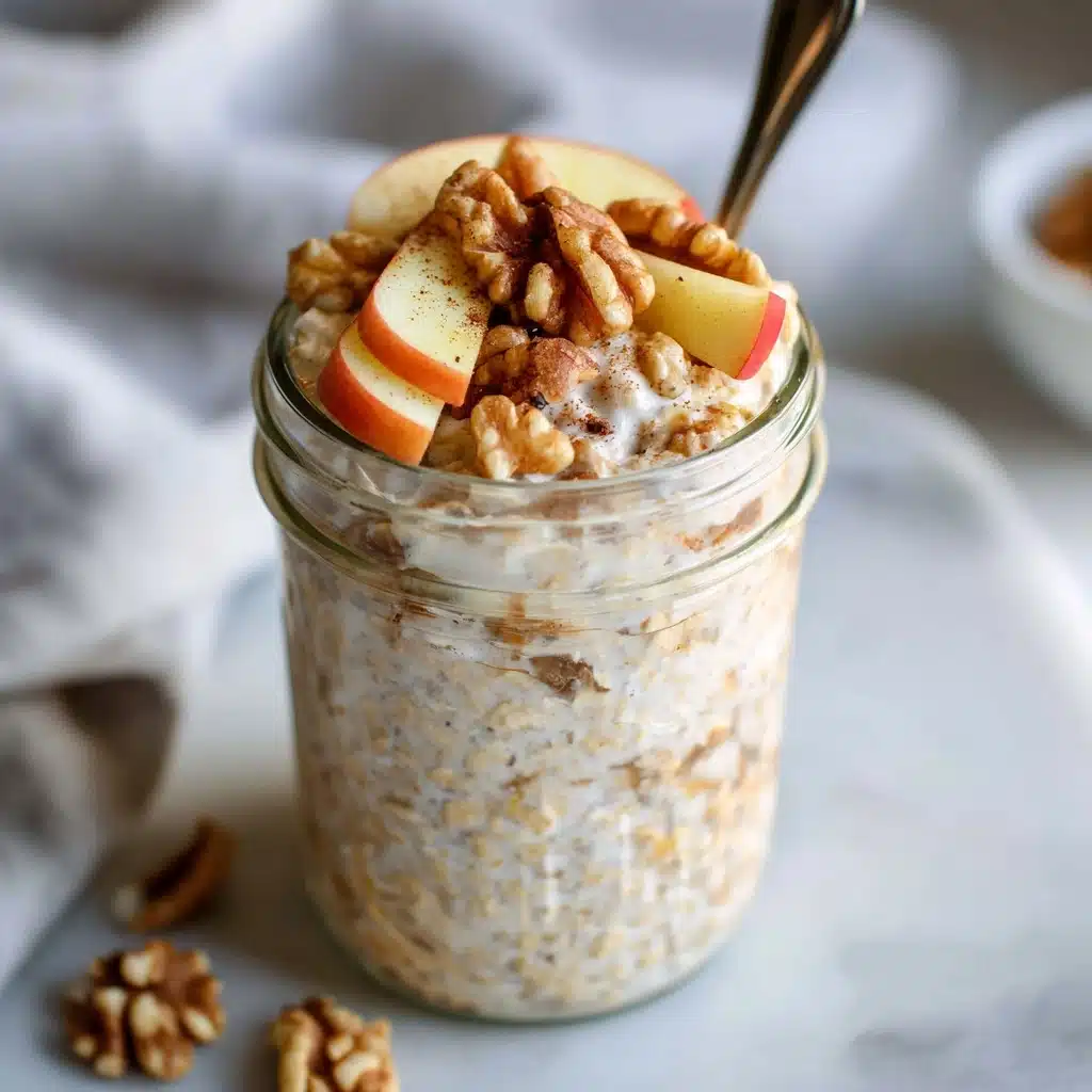 Apple Cinnamon Overnight Oats Recipe - Recipe Image