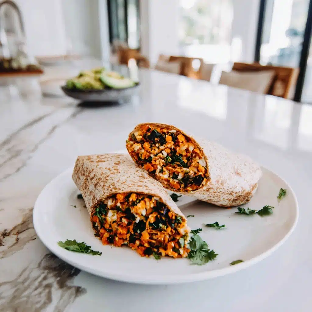 Sweet Potato and Black Bean Burritos Recipe - Recipe Image