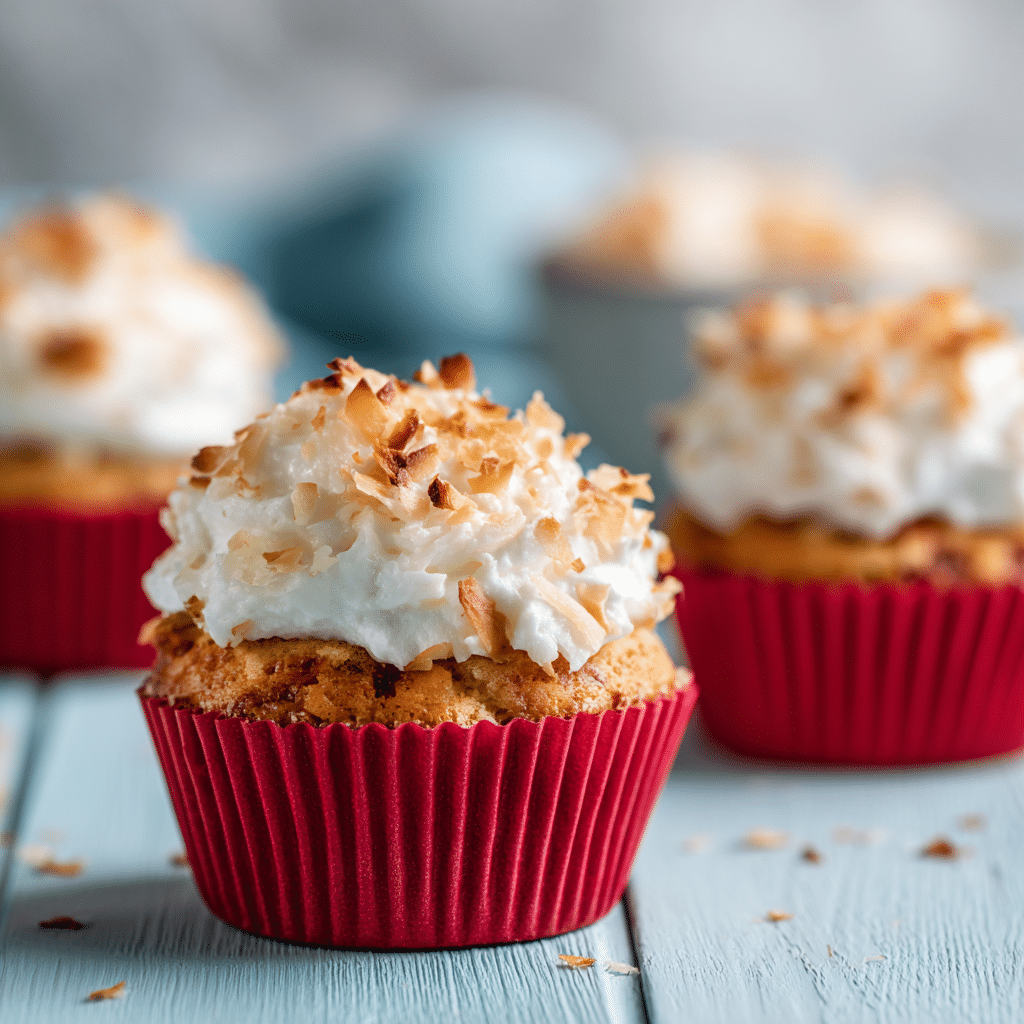 Light & Fluffy Coconut Cupcakes for Summer Recipe