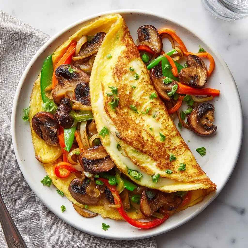 Quick Veggie Omelette Recipe - Recipe Image