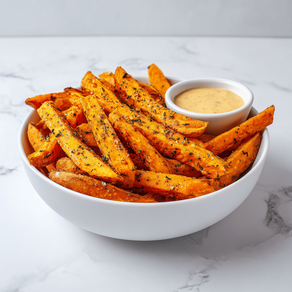 Baked Sweet Potato Fries Recipe - Recipe Image