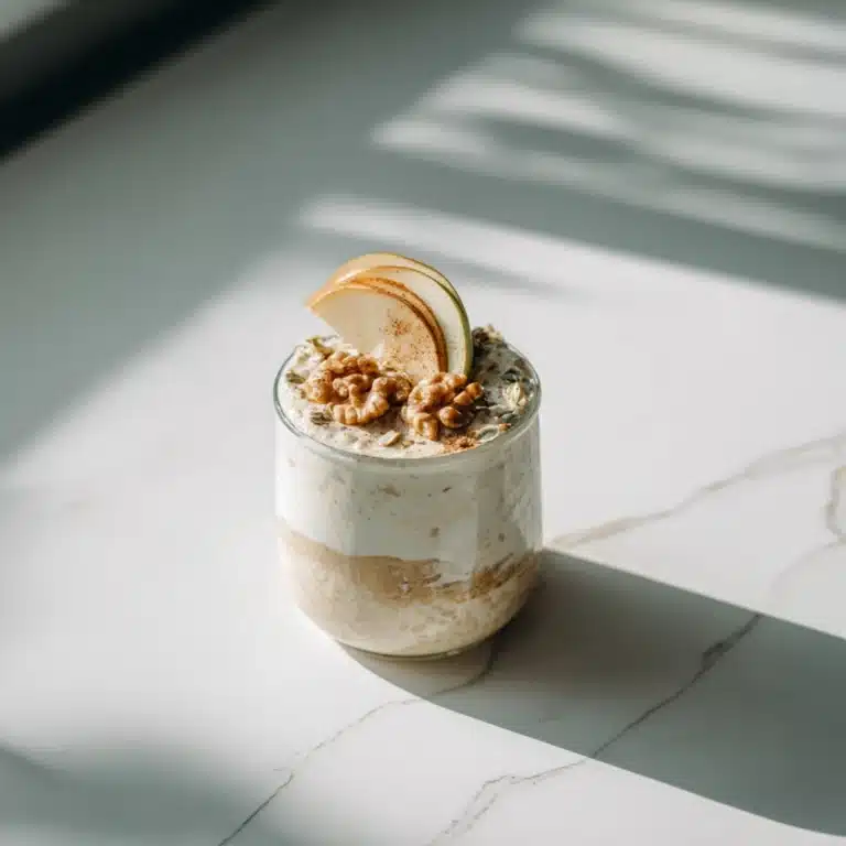 Apple Cinnamon Overnight Oats Recipe