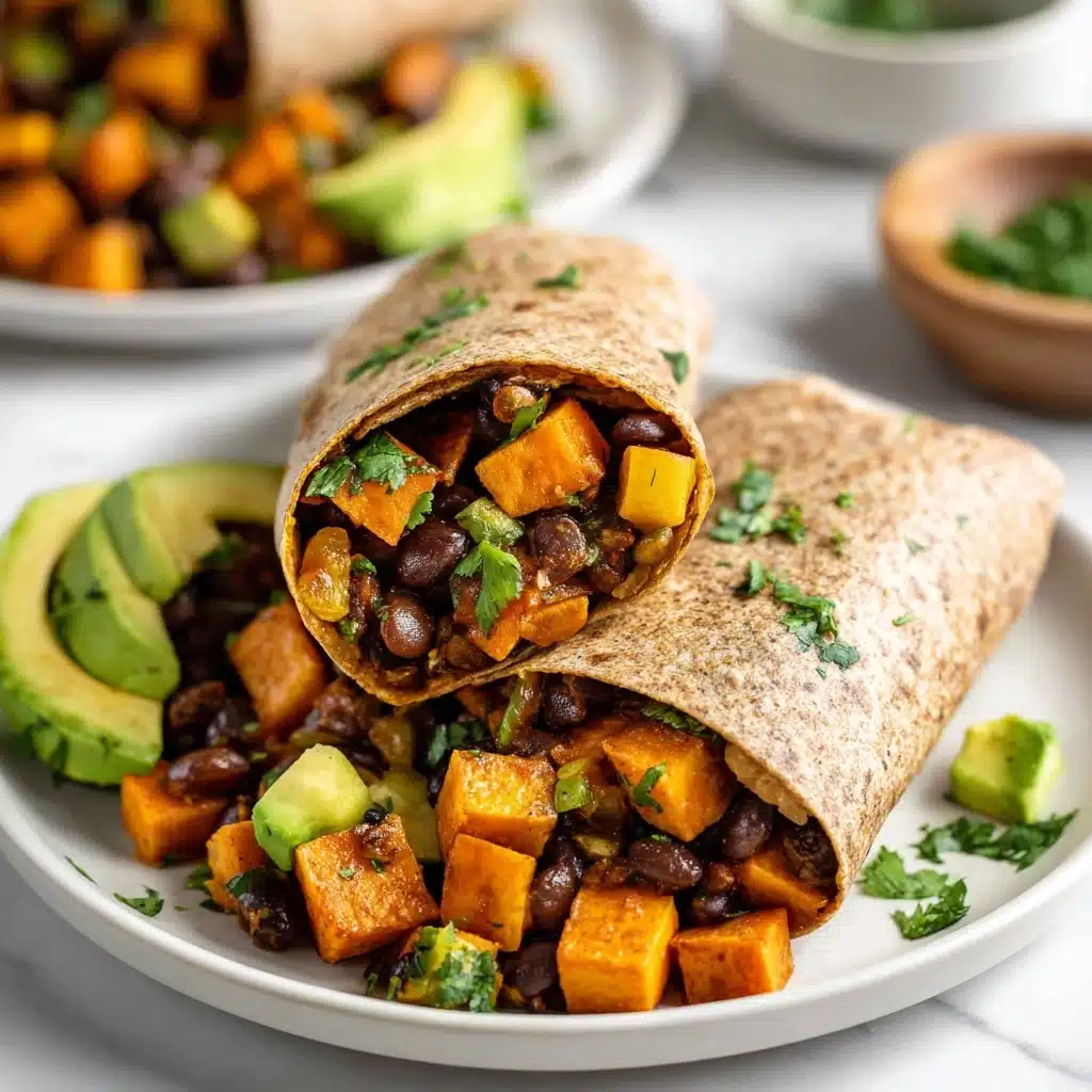Sweet Potato and Black Bean Burritos Recipe - Recipe Image