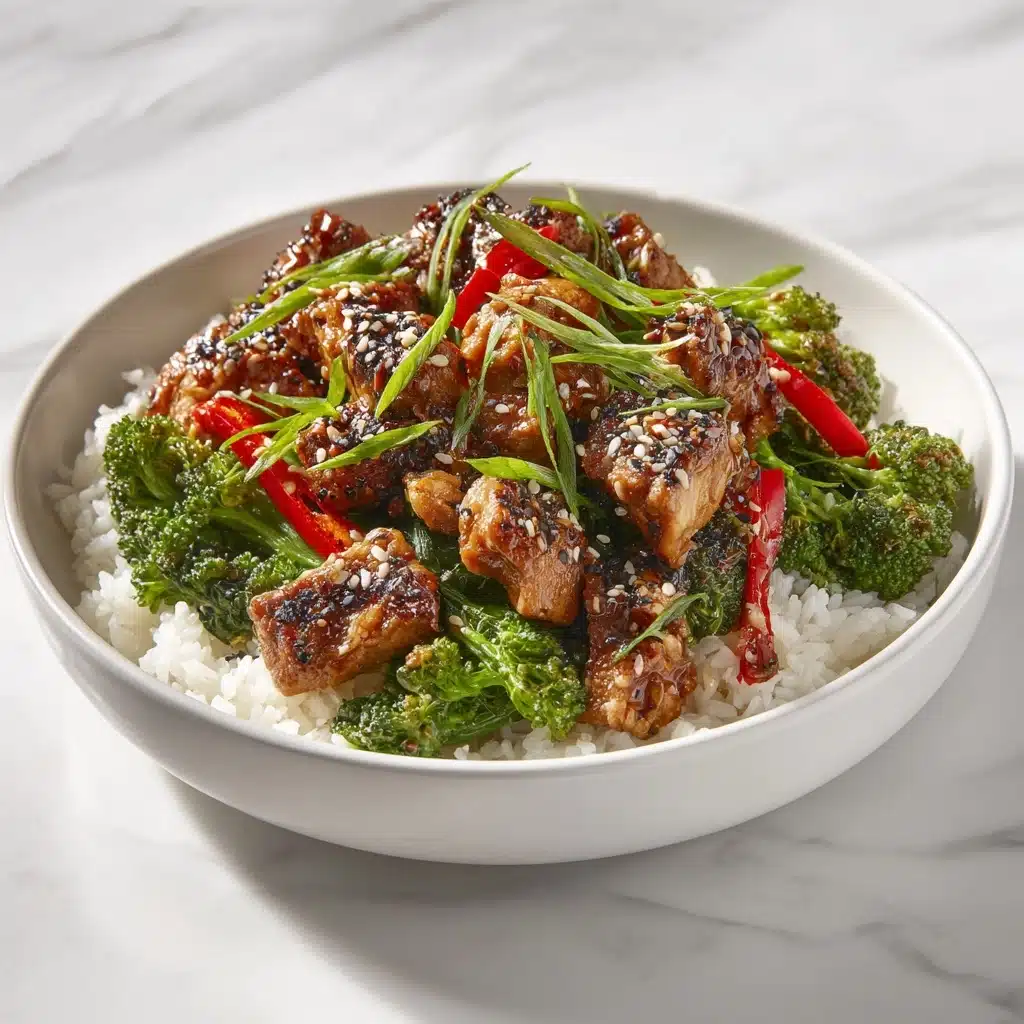 Easy Teriyaki Chicken Bowls Recipe - Recipe Image