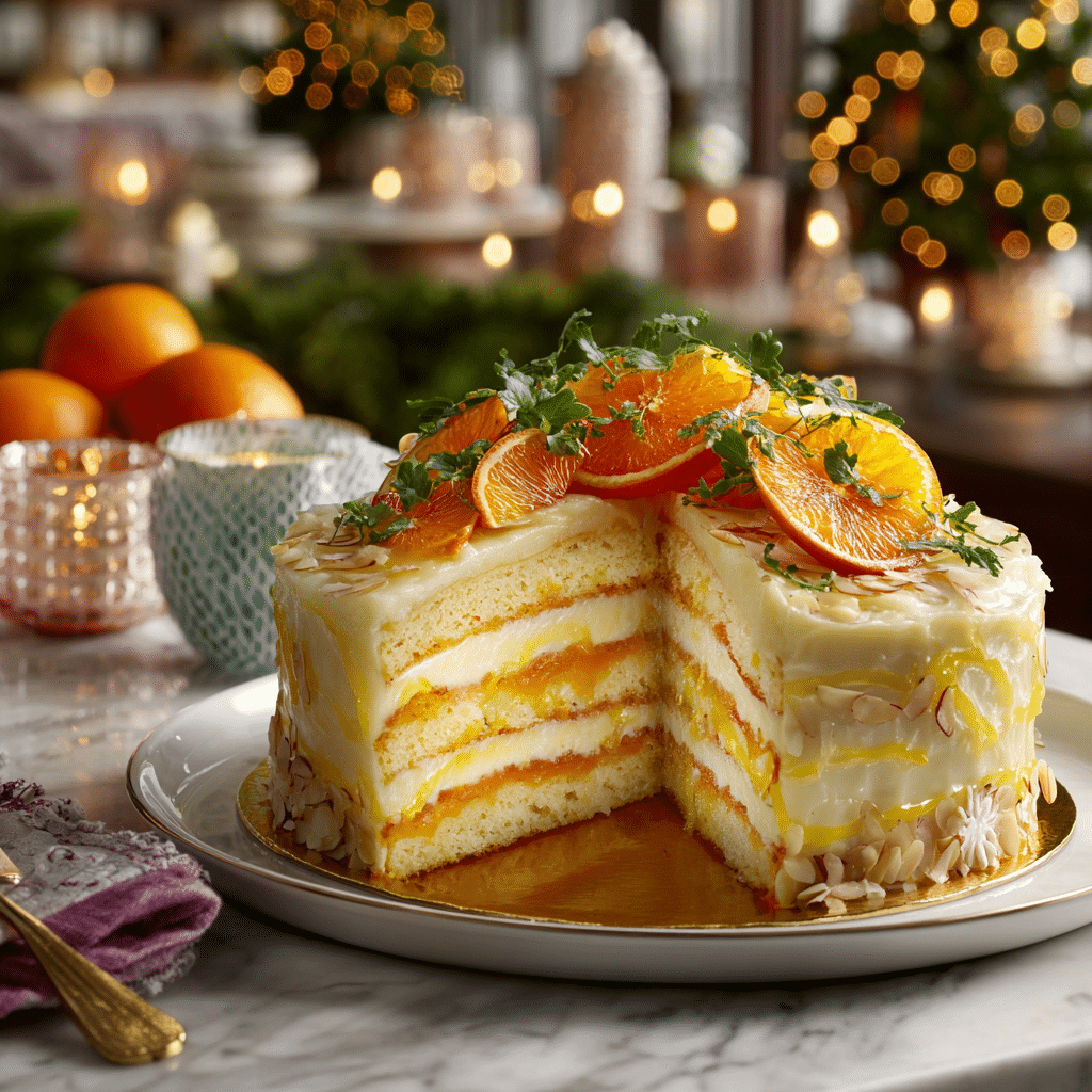 Orange Almond Cake for Christmas Recipe - Recipe Image