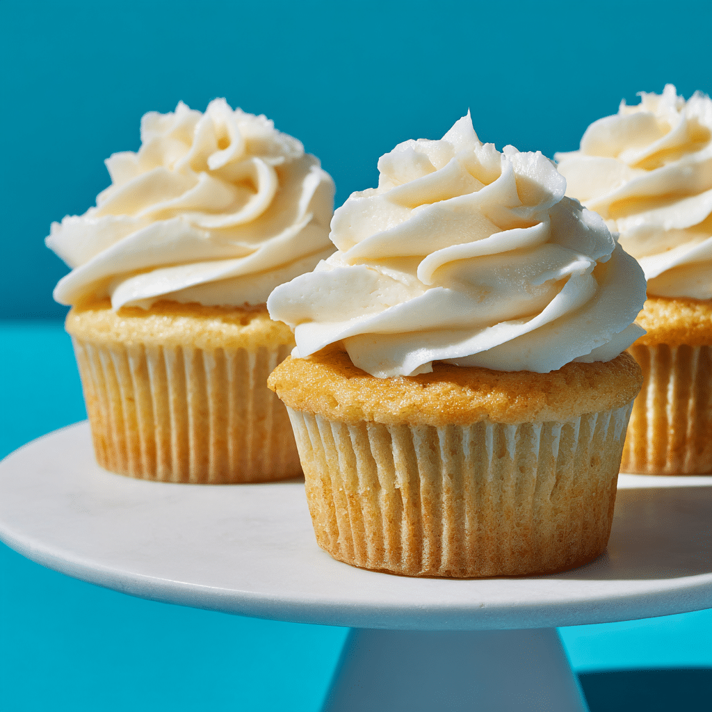Super Moist Vanilla Cupcakes Recipe - Recipe Image