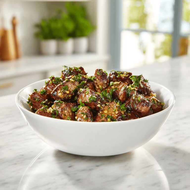 Garlic Butter Steak Bites Recipe