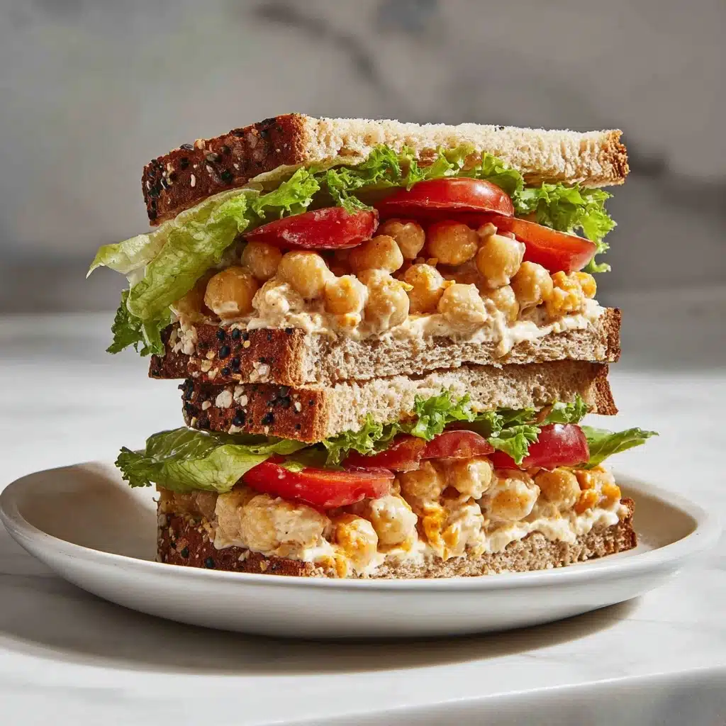 Smashed Chickpea Sandwich Recipe - Recipe Image