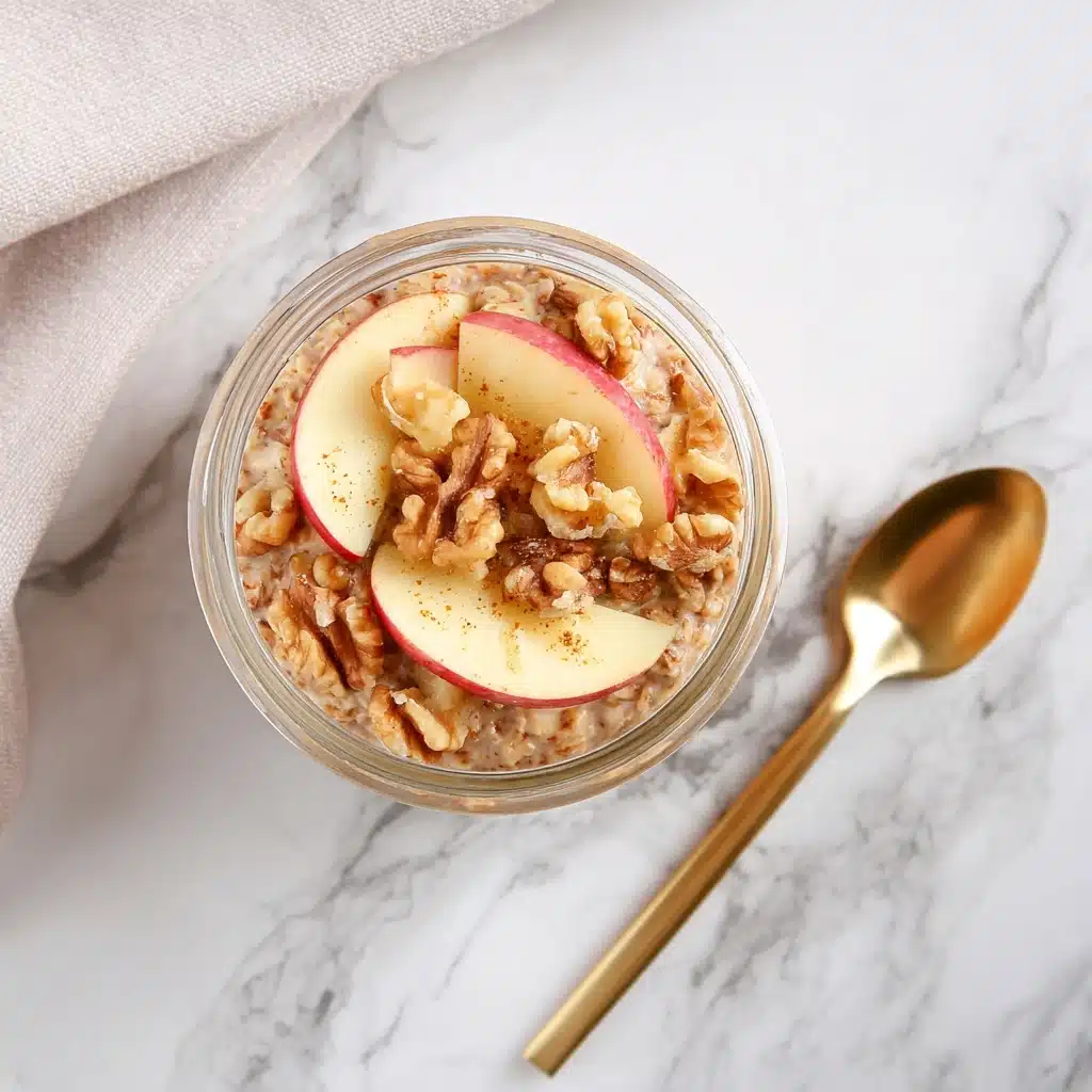Apple Cinnamon Overnight Oats Recipe - Recipe Image