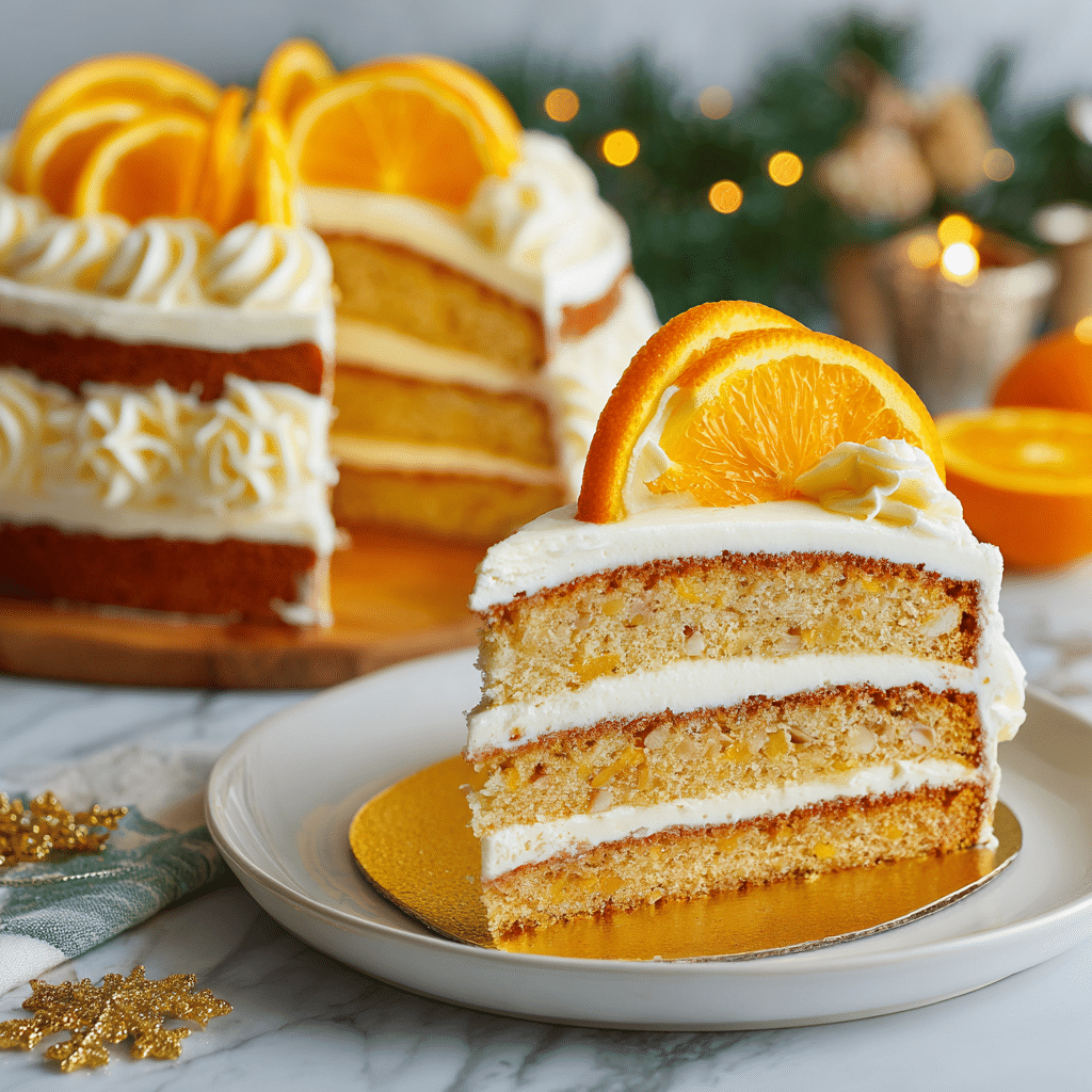 Orange Almond Cake for Christmas Recipe - Recipe Image
