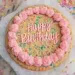 Funfetti Sugar Cookie Cake with Strawberry Buttercream Recipe