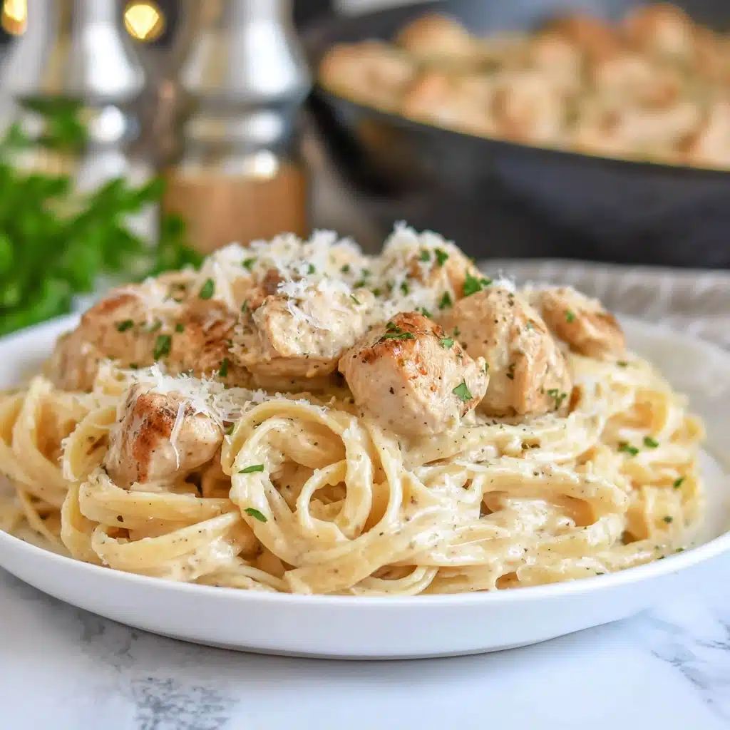 Creamy Chicken Linguine Recipe - Recipe Image
