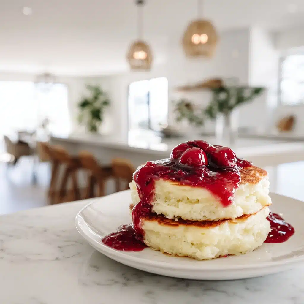 Cherry Ricotta Pancakes Recipe