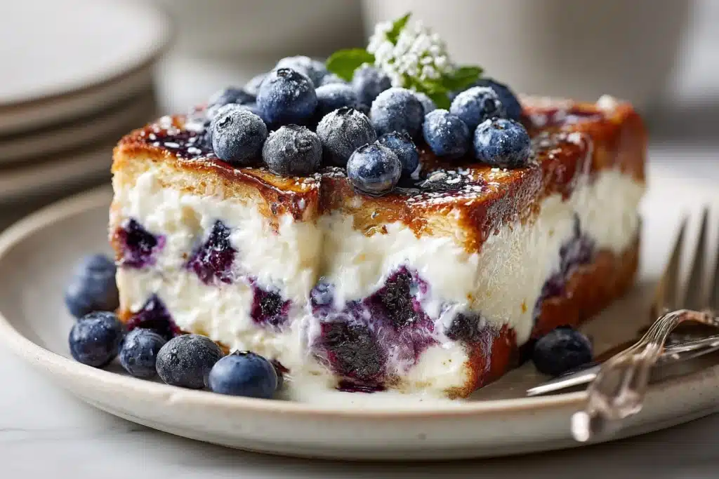Blueberry Cream Cheese French Toast Bake Recipe