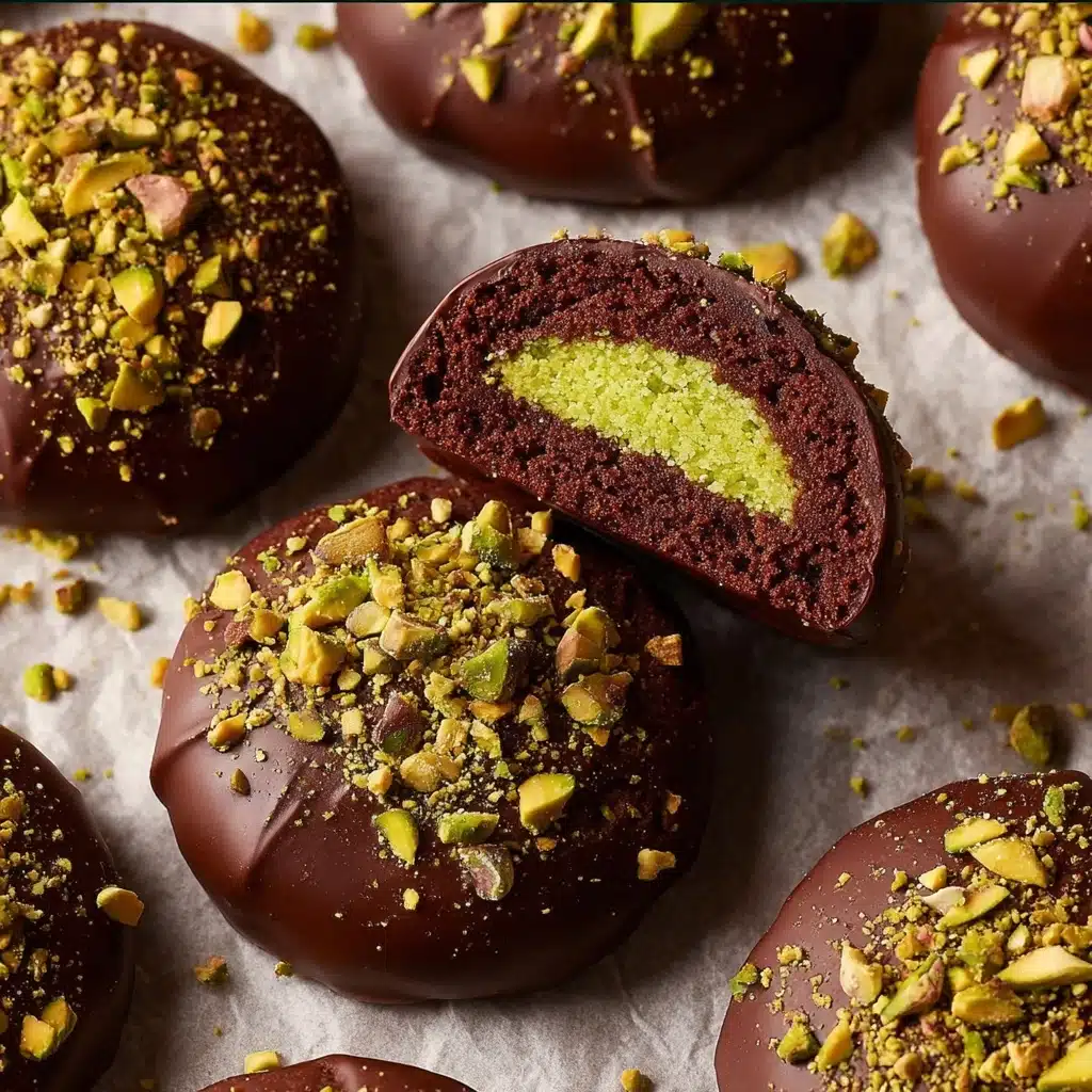 Dubai Chocolate Pistachio Cookies Recipe - Recipe Image