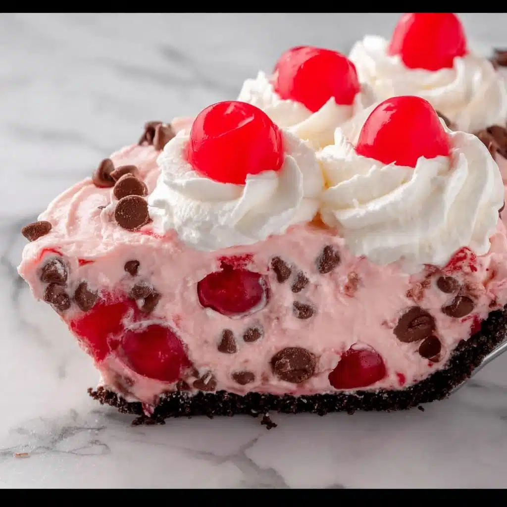 Chocolate Cherry Cream Pie Recipe - Recipe Image