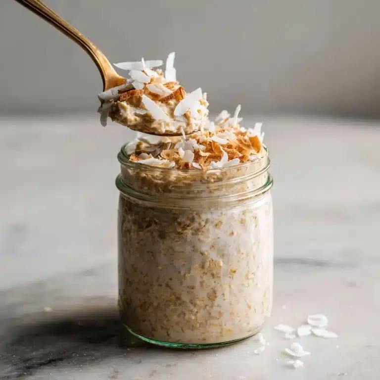 Coconut Cream Pie Overnight Oats Recipe