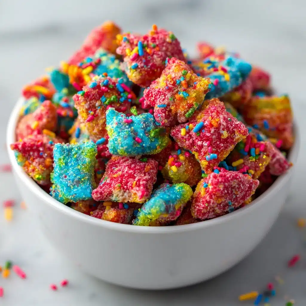 Cake Batter Puppy Chow Recipe - Recipe Image