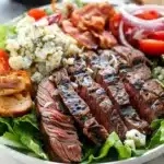 Grilled Steak Salad with Blue Cheese and Bacon Recipe