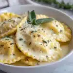 Creamy White Wine Ravioli Recipe