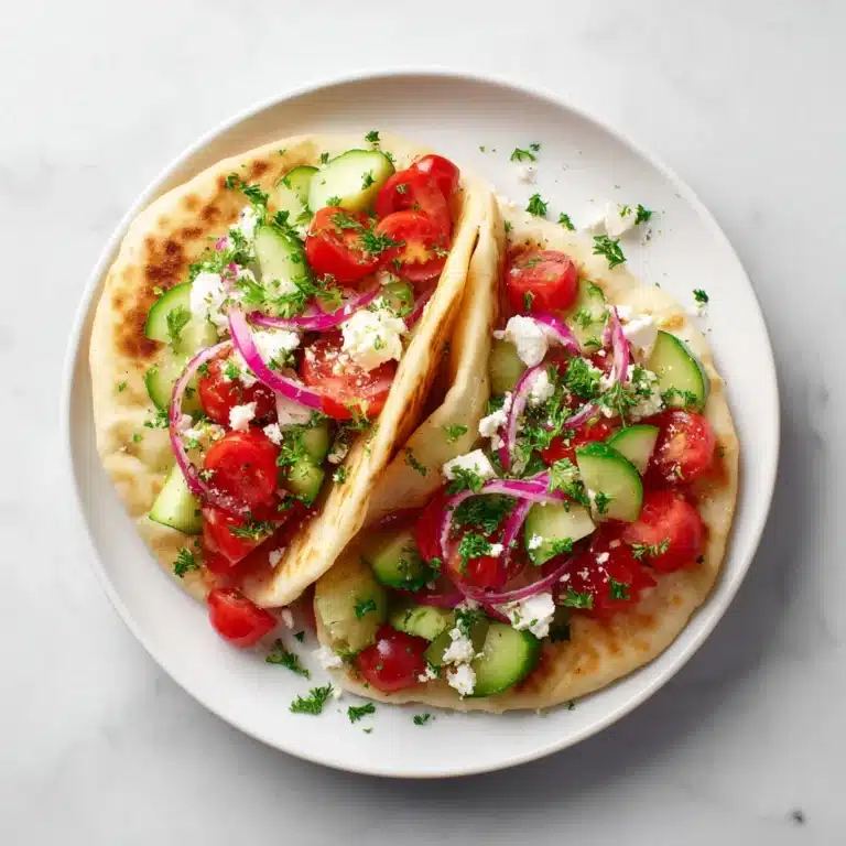 Greek Salad Pita Pockets Recipe