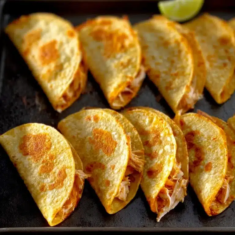 Crispy Baked Chicken Tacos Recipe