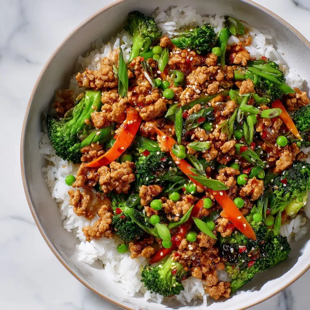 Teriyaki Ground Turkey with Rice Recipe - Recipe Image