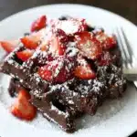 Flourless Brownie Waffles Recipe