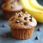 Skinny Banana Chocolate Chip Muffins Recipe