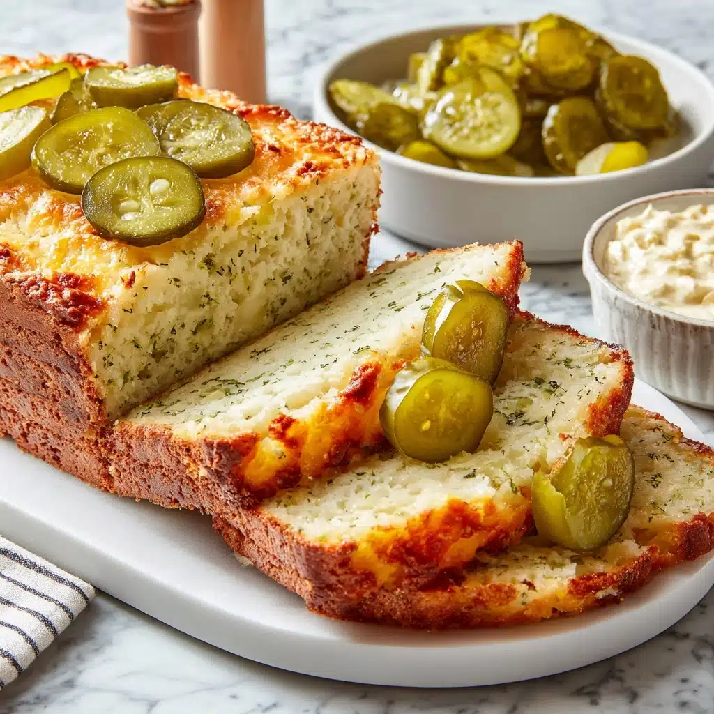 Dill Pickle and Cheese Swirl Cake Recipe - Recipe Image