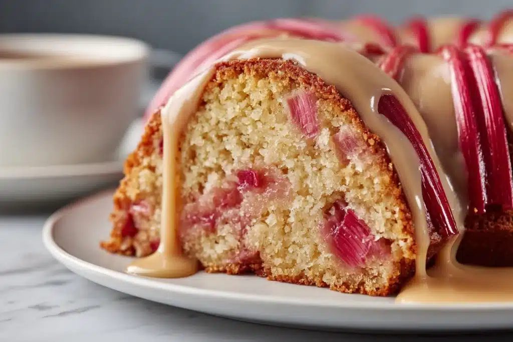 Rhubarb Butter Cake Recipe