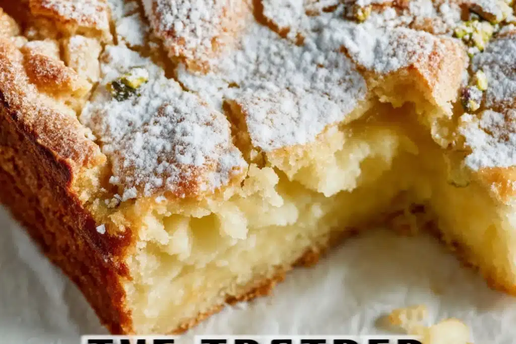 Buttery Pistachio Gooey Butter Cake Recipe