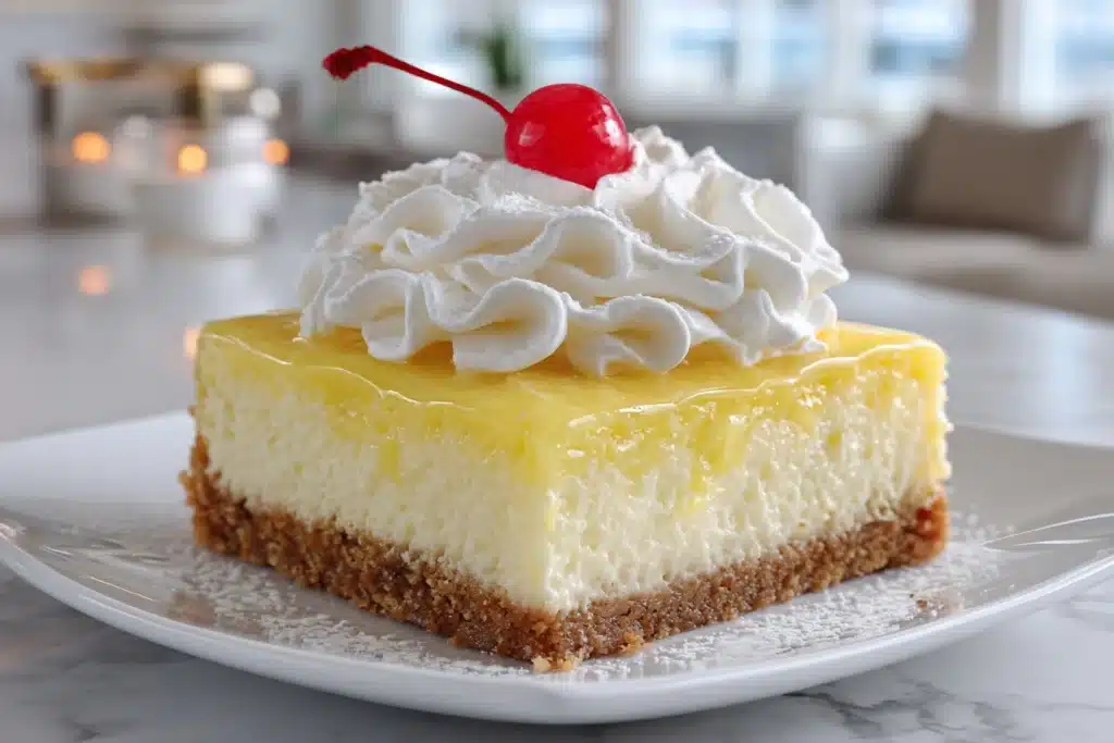 Piña Colada Cheesecake Bars Recipe