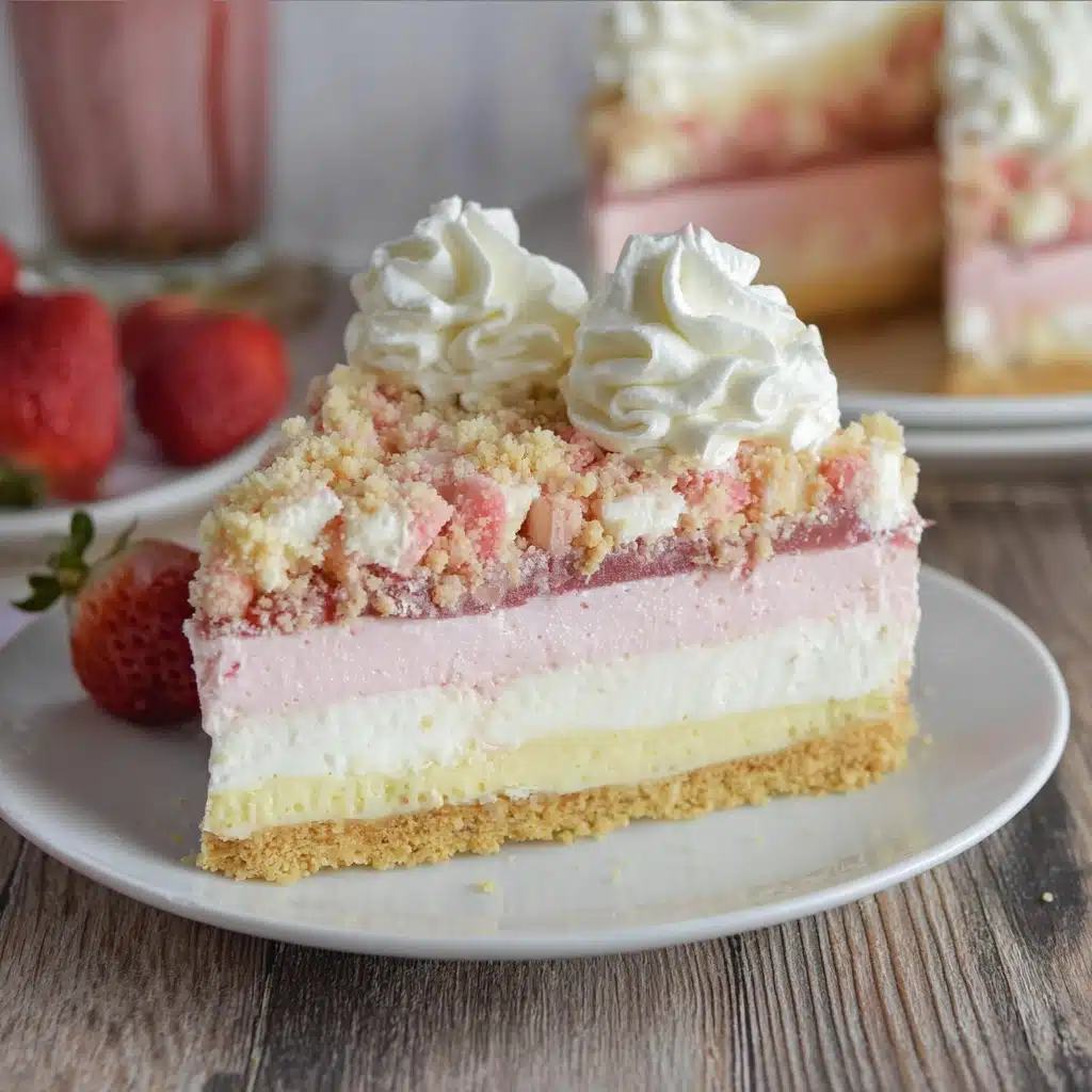 Strawberry Crunch Cheesecake Recipe - Recipe Image