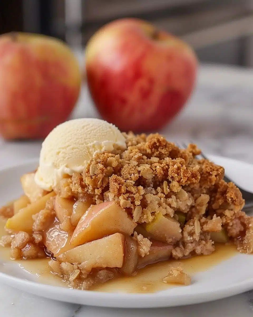 Homemade Apple Crisp Recipe - Recipe Image