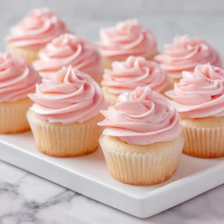 Rosé Champagne Cupcakes Recipe