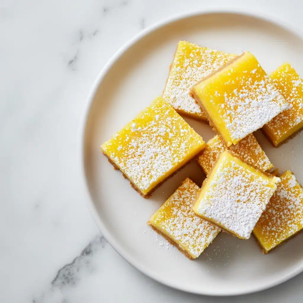 Lemon Bars with Buttery Shortbread Crust Recipe - Recipe Image