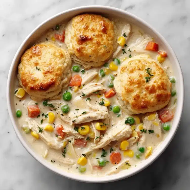 Creamy Chicken and Biscuit Stew Recipe