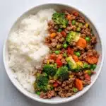 Teriyaki Ground Turkey with Rice Recipe