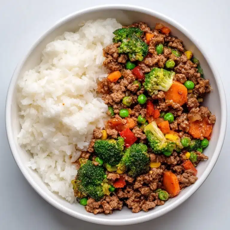 Teriyaki Ground Turkey with Rice Recipe