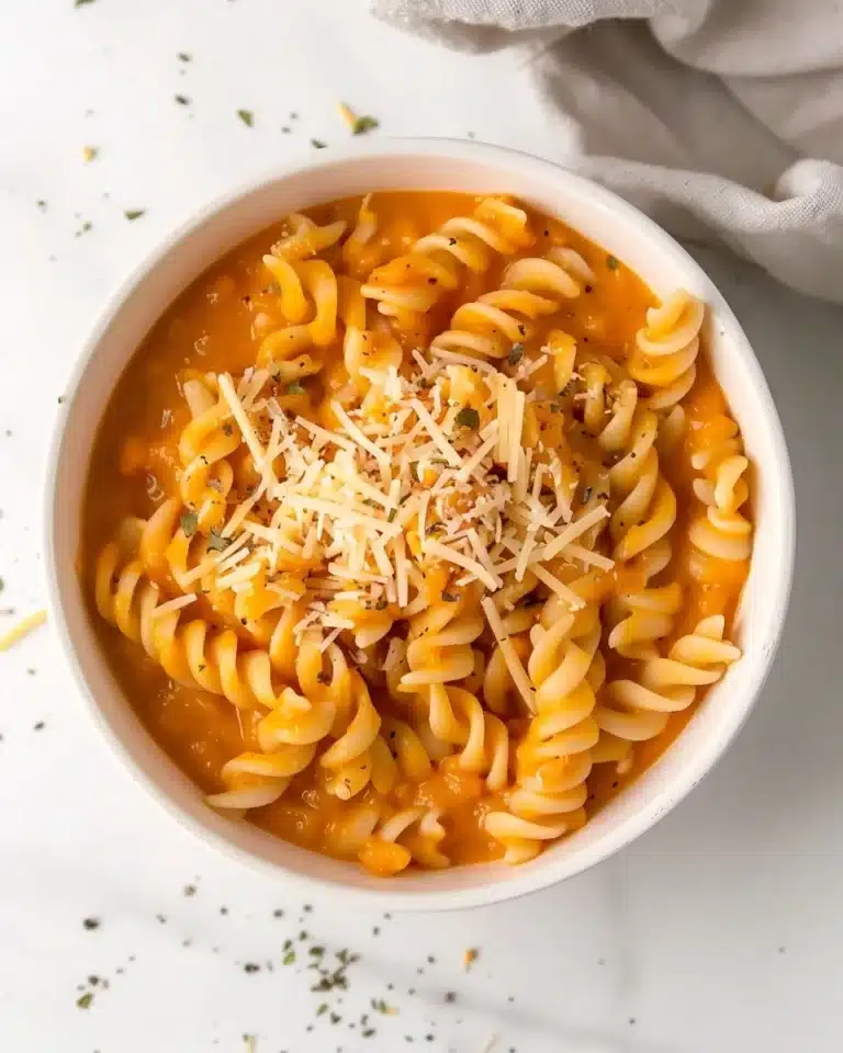 Butternut Squash Pasta with Creamy Sauce Recipe