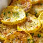 Crispy Roasted Summer Squash Rounds Recipe
