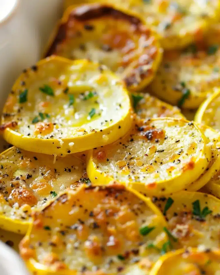 Crispy Roasted Summer Squash Rounds Recipe